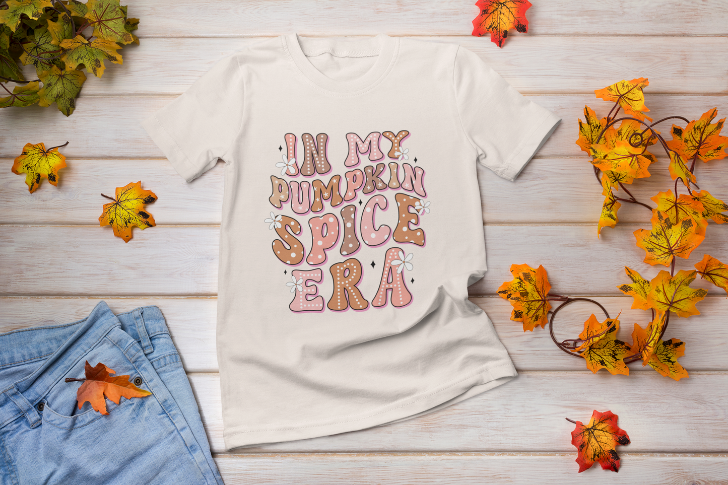 In My Pumpkin Spice Era T-Shirt - Embrace Autumn Vibes with Style