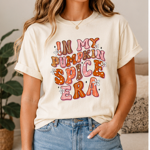 In My Pumpkin Spice Era Comfort Colors® T-Shirt  Description
