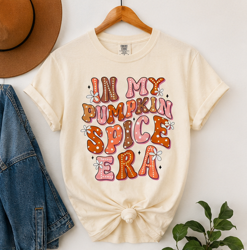 In My Pumpkin Spice Era Comfort Colors® T-Shirt  Description