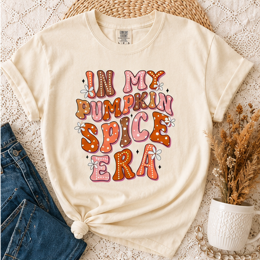 In My Pumpkin Spice Era Comfort Colors® T-Shirt  Description