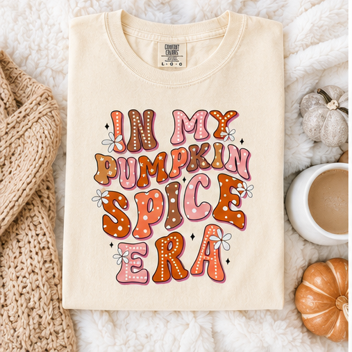In My Pumpkin Spice Era Comfort Colors® T-Shirt  Description