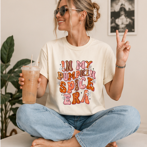 In My Pumpkin Spice Era Comfort Colors® T-Shirt  Description