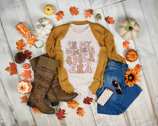 In My Pumpkin Spice Era T-Shirt - Embrace Autumn Vibes with Style